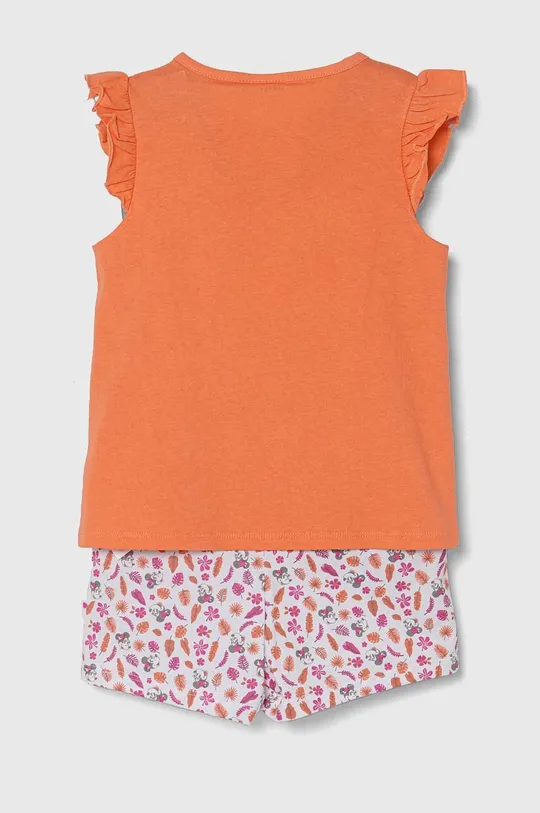 Otroška bombažna pižama zippy x Disney oranžna