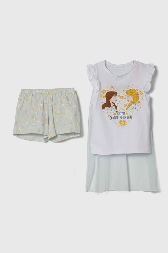 zelena Dječja pamučna pidžama zippy Za djevojčice