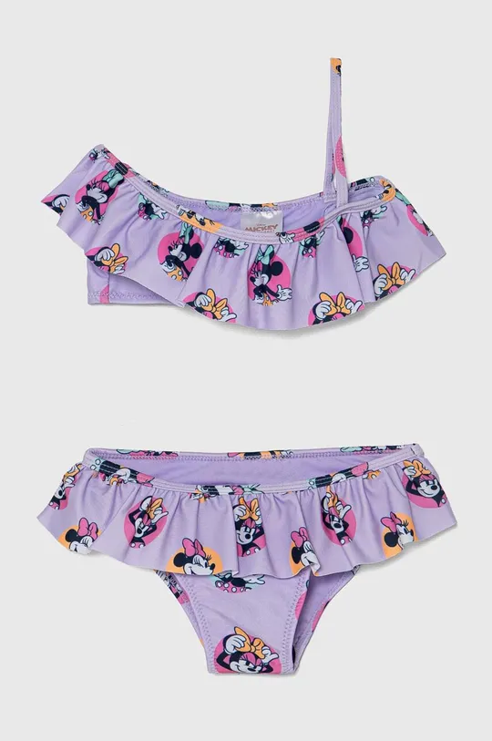 fialová Dvojdielne detské plavky zippy x Disney Dievčenský