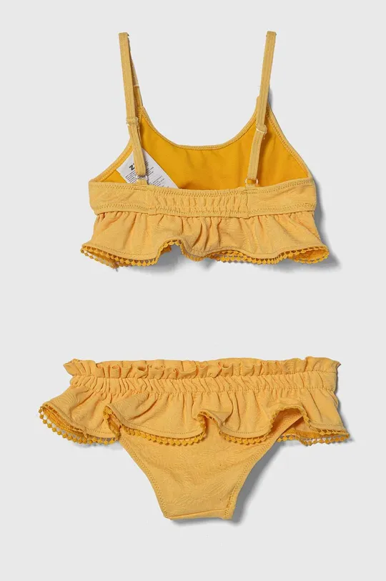 Dvojdielne detské plavky zippy žltá