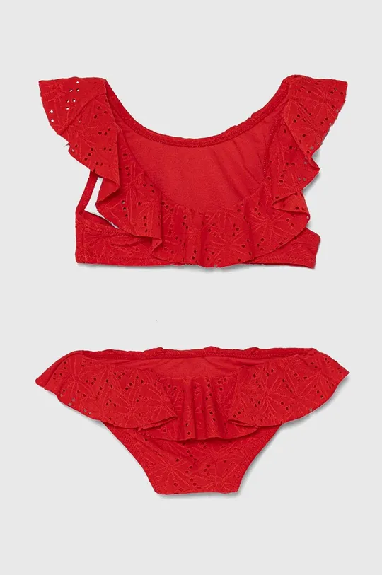 Dvojdielne detské plavky zippy červená