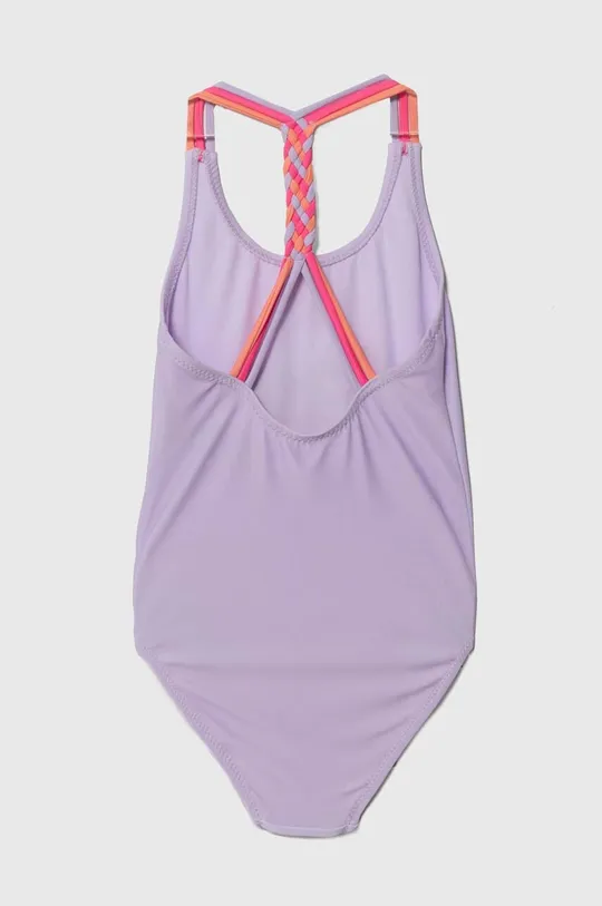 Jednodielne detské plavky zippy fialová