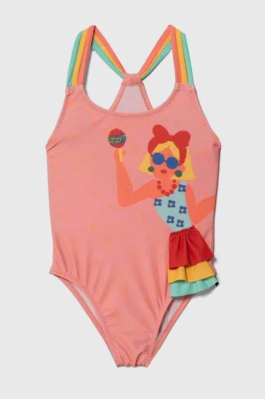 оранжевый Детский слитный купальник zippy Для девочек
