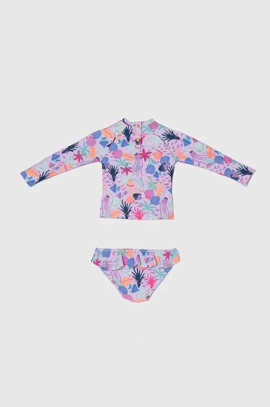 zippy dwuczęściowy strój kąpielowy niemowlęcy fioletowy