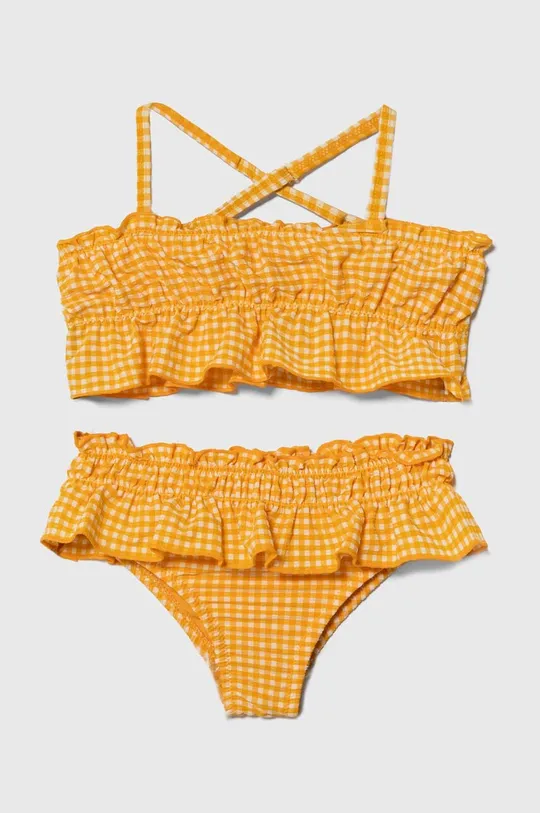 pomarańczowy zippy dwuczęściowy strój kąpielowy niemowlęcy Dziewczęcy