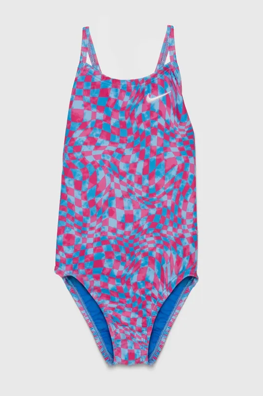блакитний Суцільний дитячий купальник Nike Kids HYDRASTRONG CHRM Для дівчаток