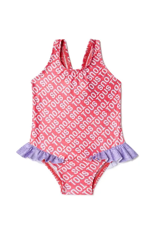 fioletowy Tous jednoczęściowy strój kąpielowy dziecięcy Dziewczęcy