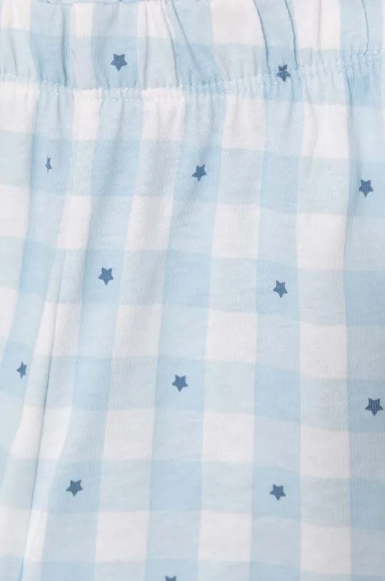 голубой Детская хлопковая пижама zippy