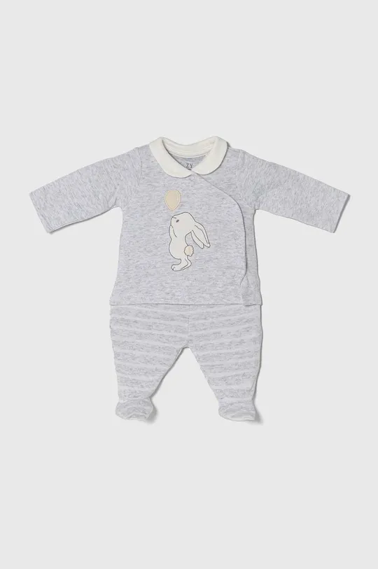 siva Pižama za dojenčka zippy Otroški