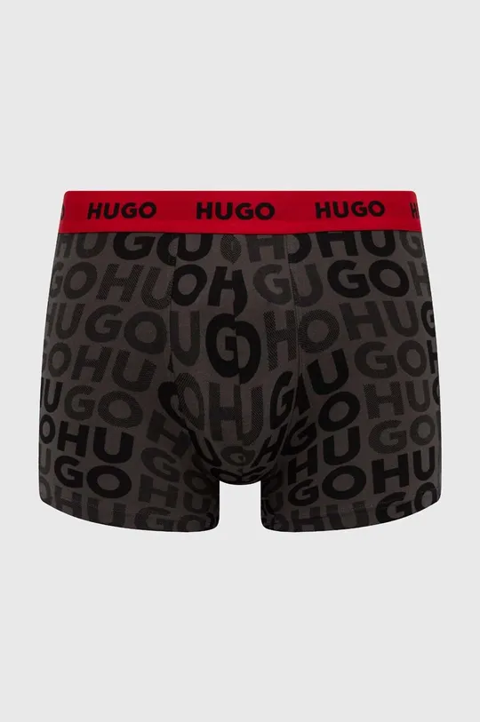 HUGO bokserki 3-pack czerwony