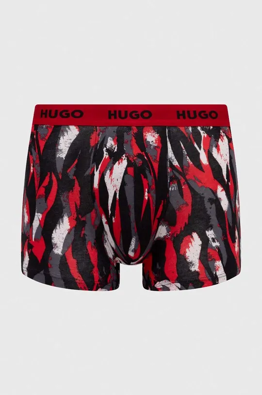 HUGO boxer pacco da 3 rosso