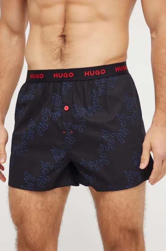 Pamučne bokserice HUGO 3-pack 100% Pamuk