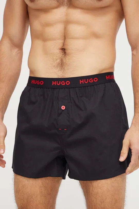 HUGO bokserki bawełniane 3-pack 100 % Bawełna