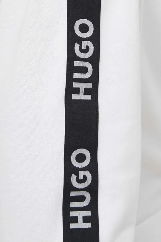 biały HUGO szlafrok bawełniany