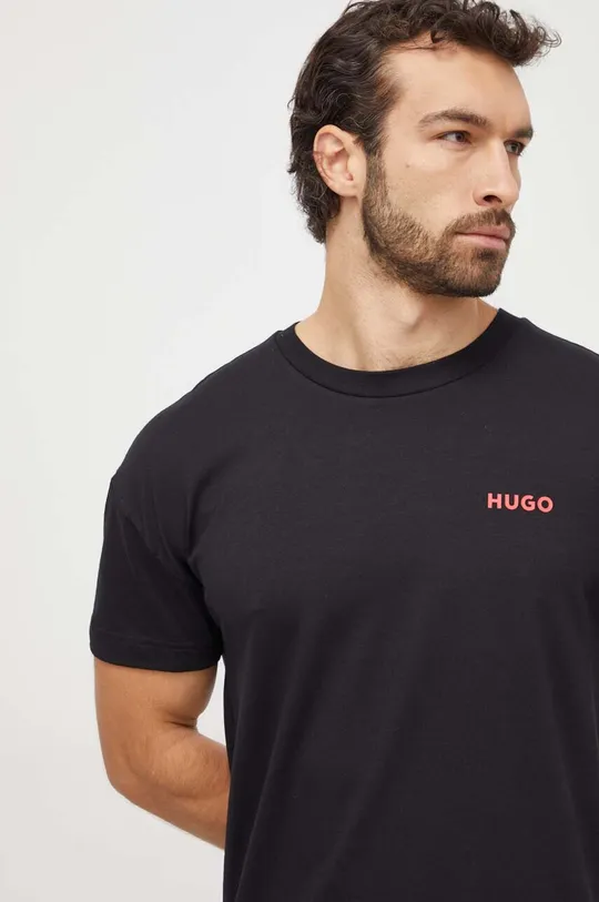 Μπλουζάκι lounge HUGO 95% Βαμβάκι, 5% Σπαντέξ