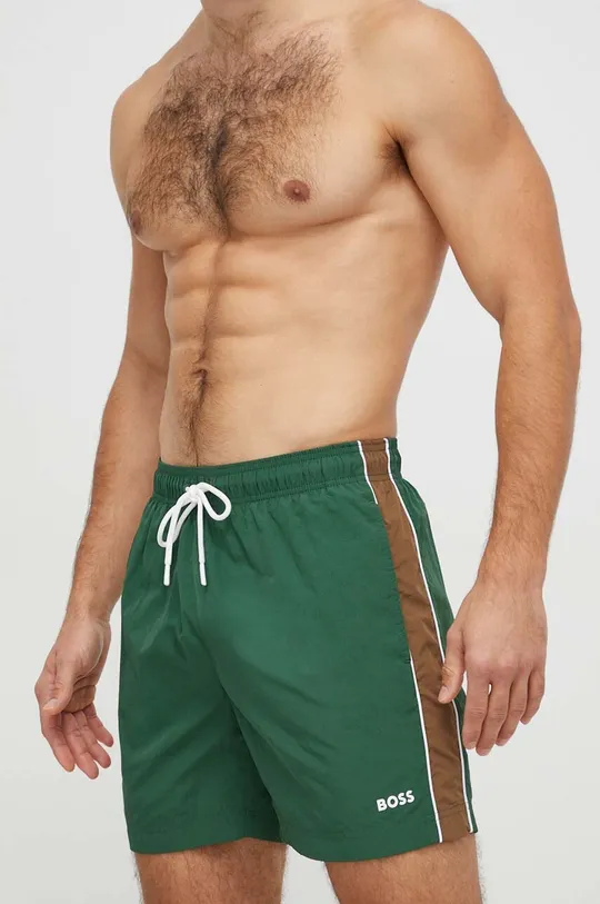 Kratke hlače za kupanje BOSS zelena
