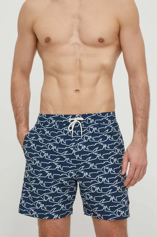 blu navy Paul&Shark pantaloncini da bagno Uomo