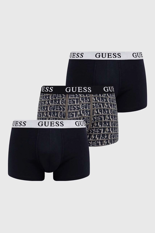 crna Bokserice Guess 3-pack Muški