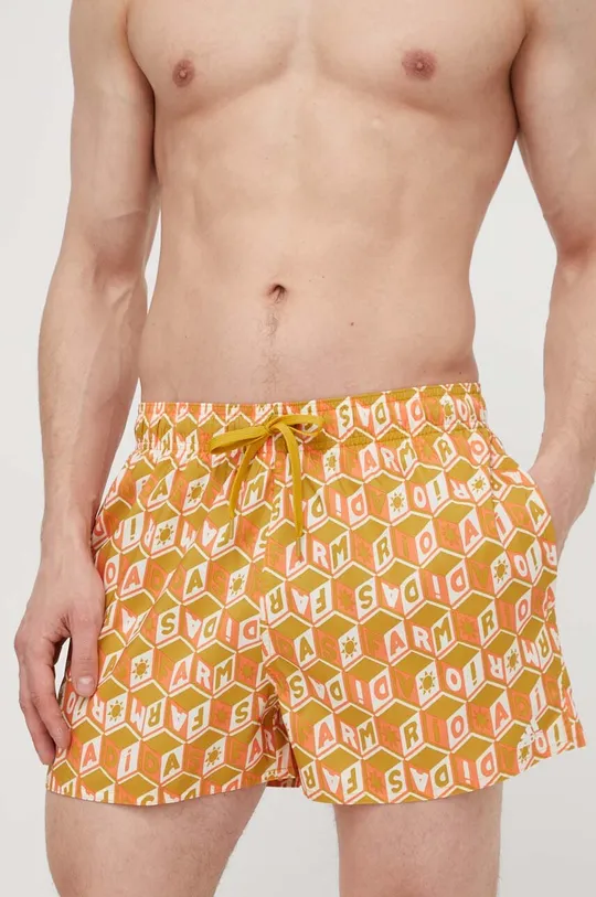 pomarańczowy adidas szorty kąpielowe x FARM Rio Męski