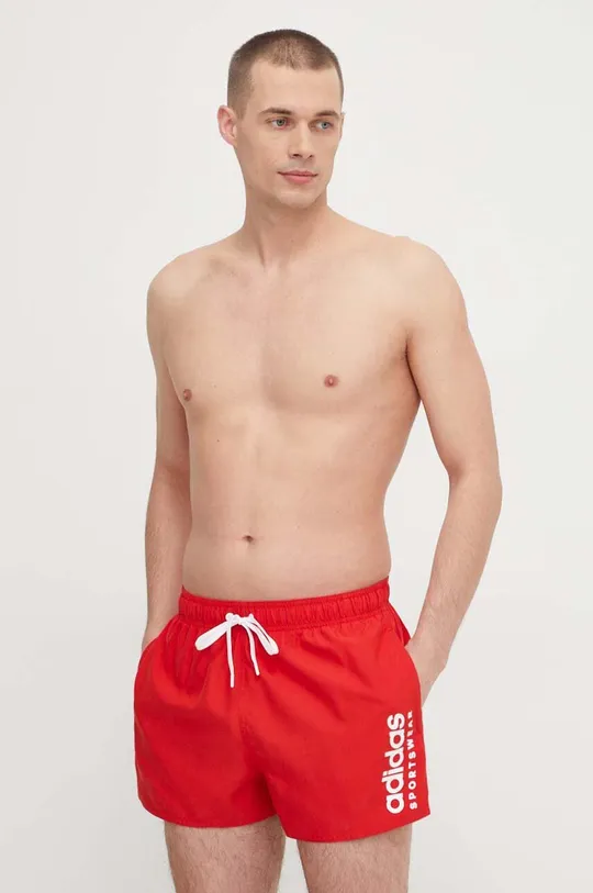czerwony adidas szorty kąpielowe Męski