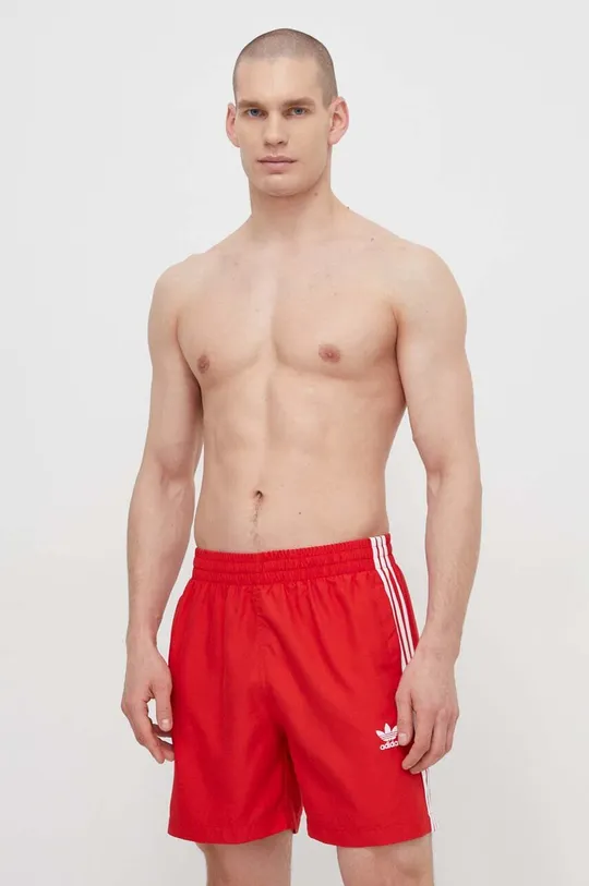 Kratke hlače za kupanje adidas Originals crvena