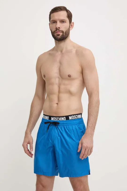 голубой Купальные шорты Moschino Underwear Мужской