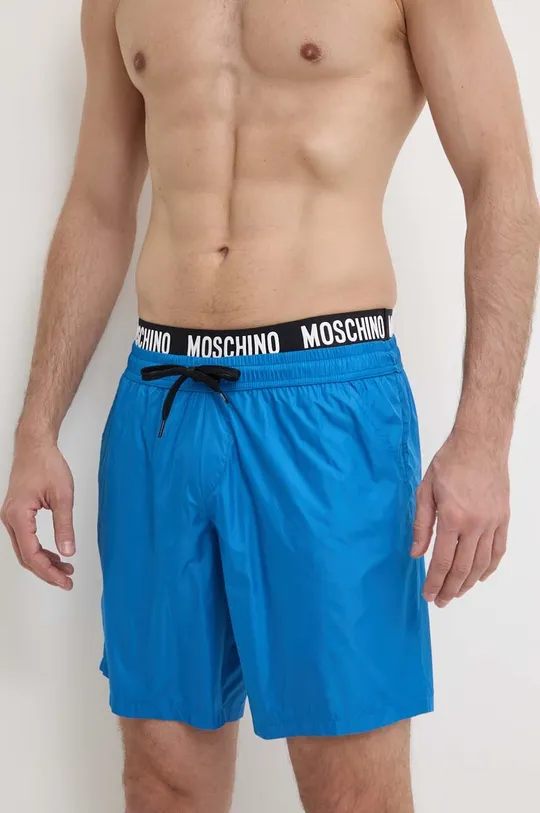 Plavkové šortky Moschino Underwear modrá