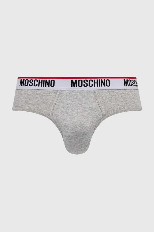 Σλιπ Moschino Underwear 2-pack γκρί