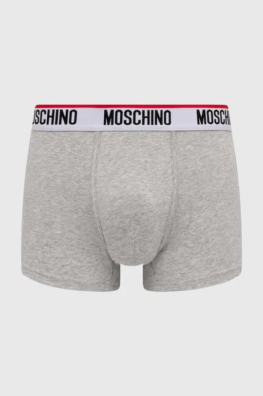 Moschino Underwear boxer pacco da 2 grigio