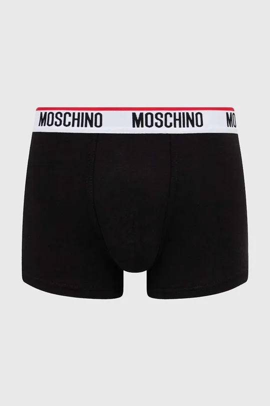 Boxerky Moschino Underwear 2-pak čierna