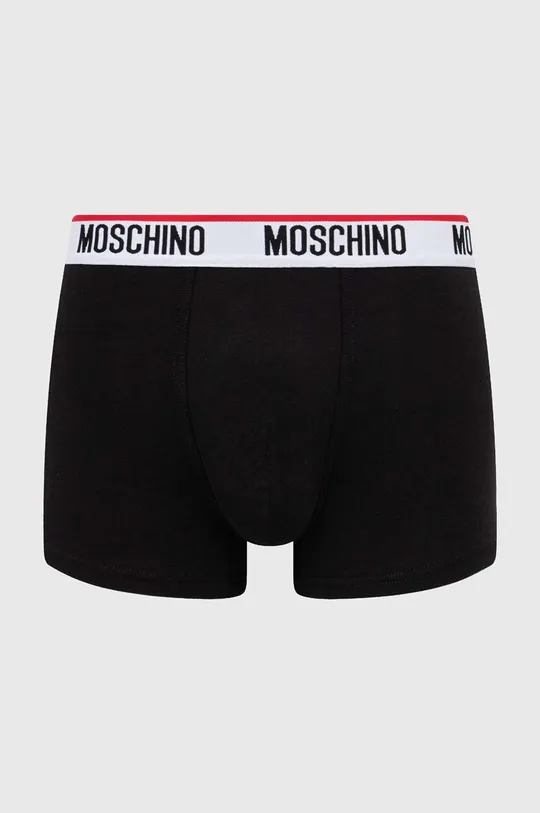 Bokserice Moschino Underwear 2-pack crna