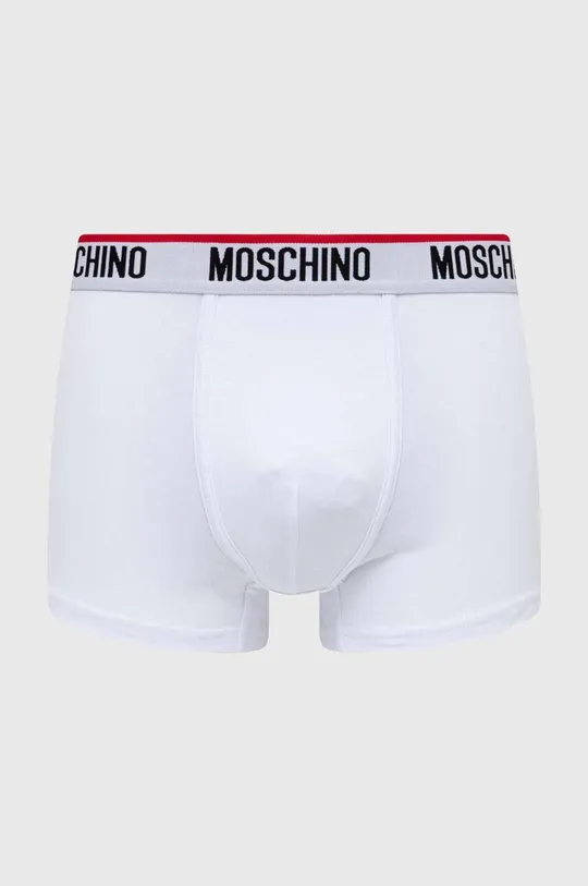 Boksarice Moschino Underwear 3-pack bela