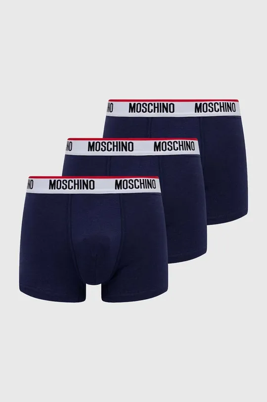 тёмно-синий Боксеры Moschino Underwear 3 шт Мужской