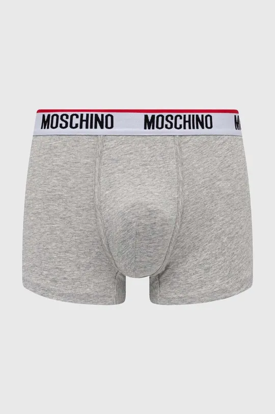 Moschino Underwear boxer pacco da 3 grigio