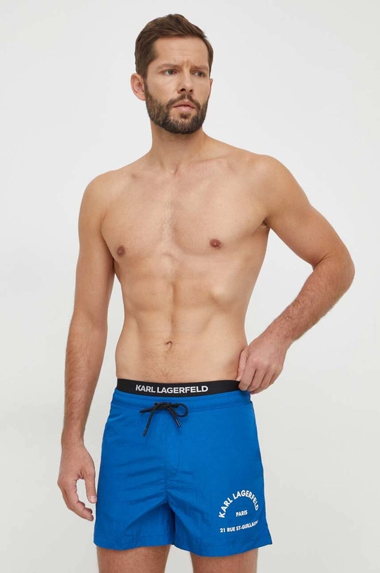 Karl Lagerfeld pantaloncini da bagno blu