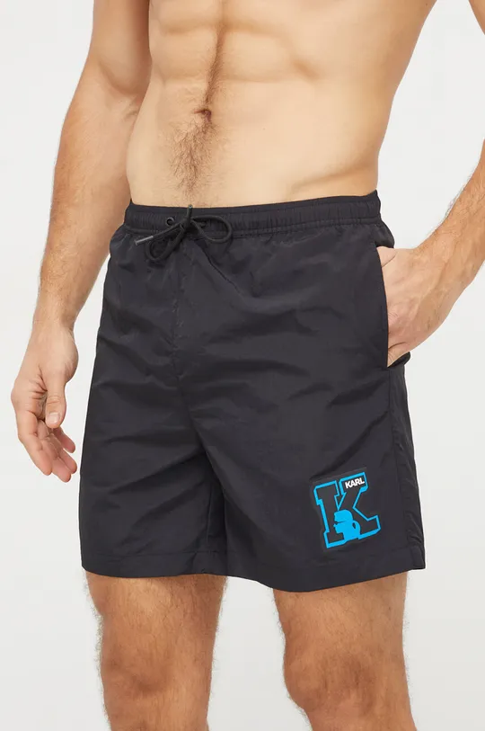 crna Kratke hlače za kupanje Karl Lagerfeld Muški
