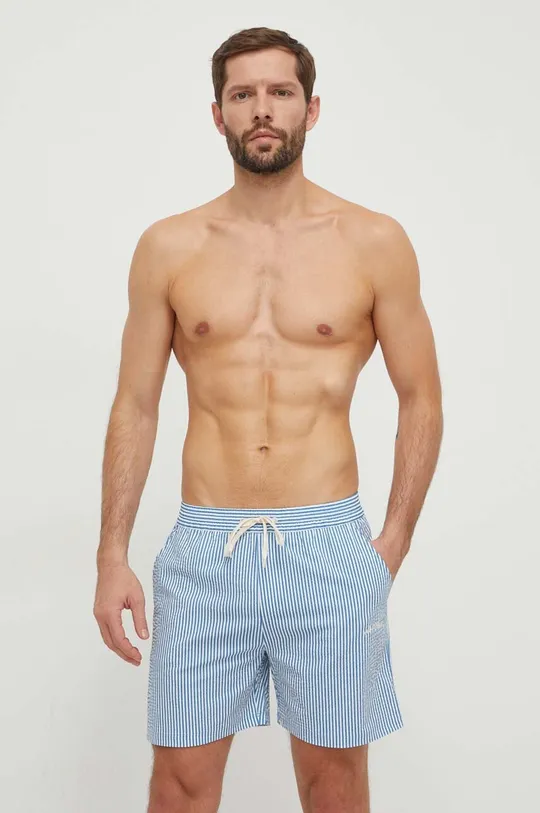 plava Kratke hlače za kupanje Les Deux Muški