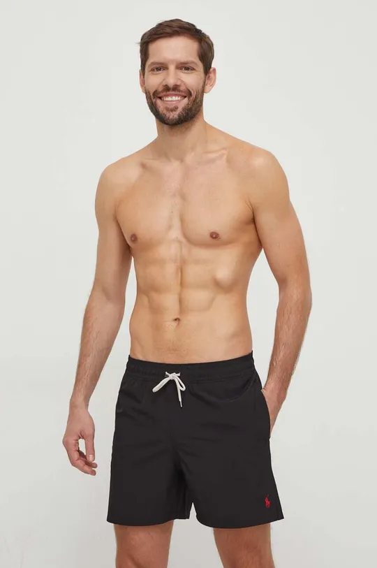 crna Kratke hlače za kupanje Polo Ralph Lauren Muški