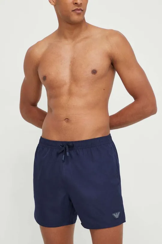 Emporio Armani Underwear szorty kąpielowe granatowy