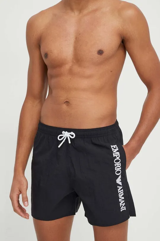 Σορτς κολύμβησης Emporio Armani Underwear μαύρο