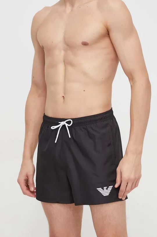 Plavkové šortky Emporio Armani Underwear čierna