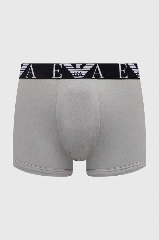 sivá Boxerky Emporio Armani Underwear 3-pak