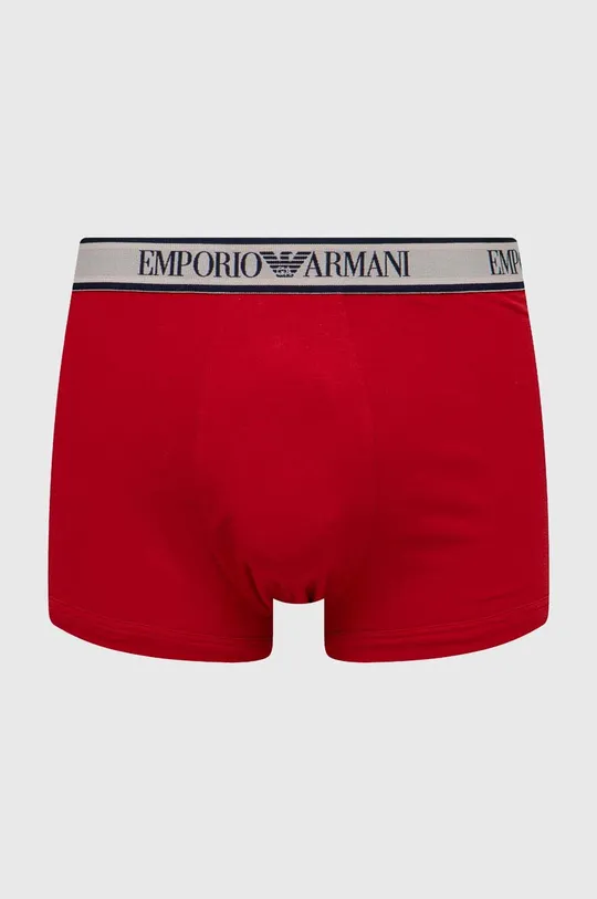 czerwony Emporio Armani Underwear bokserki 3-pack