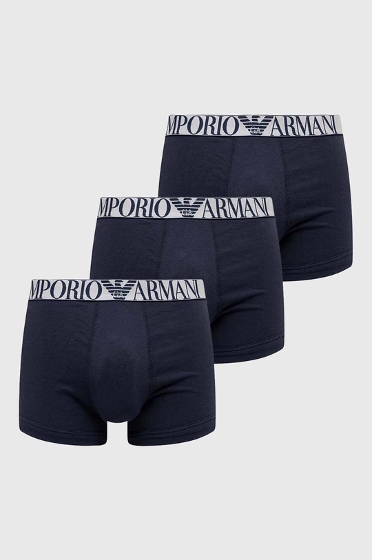 mornarsko modra Boksarice Emporio Armani Underwear 3-pack Moški