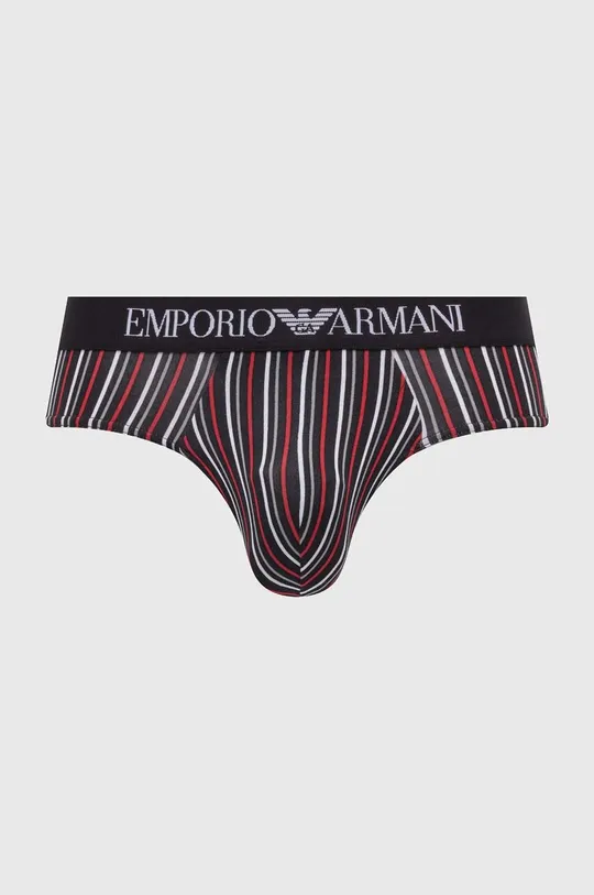 Slipy Emporio Armani Underwear 2-pak čierna