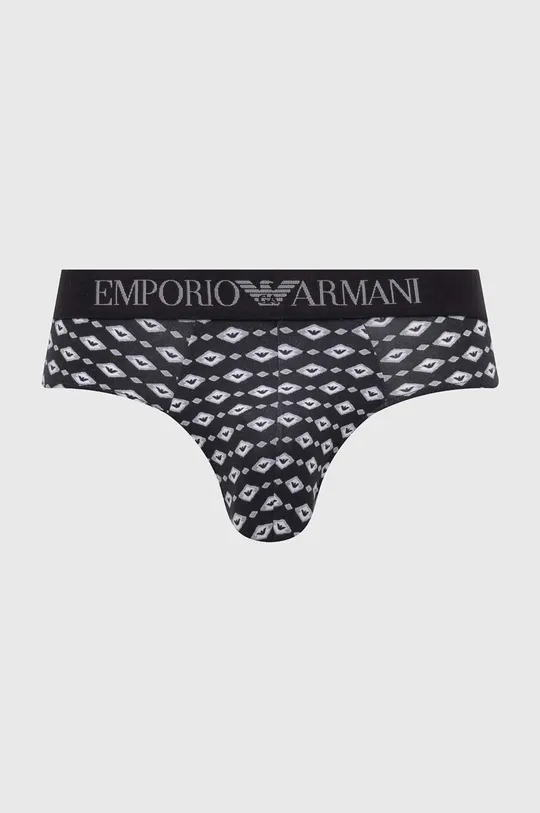 Σλιπ Emporio Armani Underwear 2-pack μαύρο