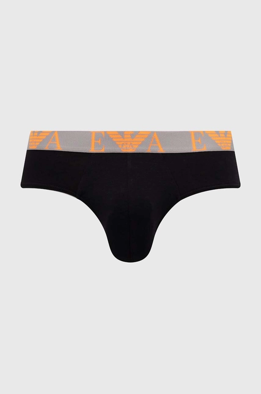 Slip gaćice Emporio Armani Underwear 3-pack crna