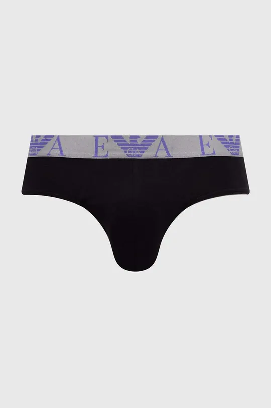 crna Slip gaćice Emporio Armani Underwear 3-pack