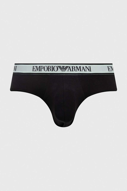 Σλιπ Emporio Armani Underwear 3-pack μαύρο