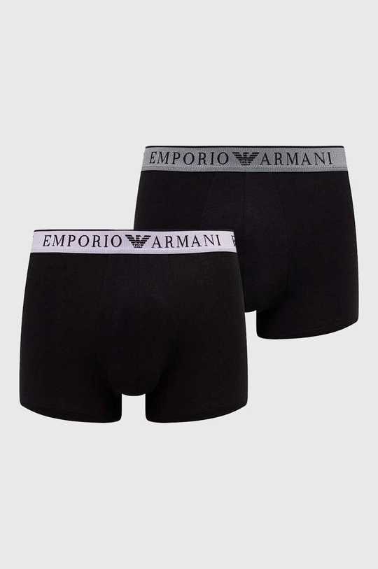 nero Emporio Armani Underwear boxer pacco da 2 Uomo